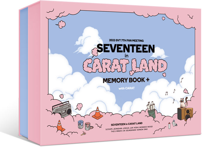 [Weverse] Seventeen 2023 7th Fan Meeting Seventeen in Carat Land Memory Book + Digital Code