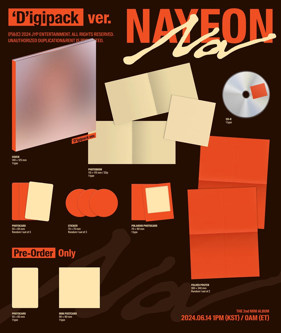 [Site Benefit] Nayeon Na (Digipack Ver.)