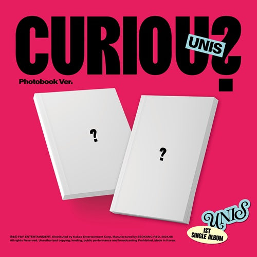 [Site Benefit] UNIS Curious (Photobook Ver.)