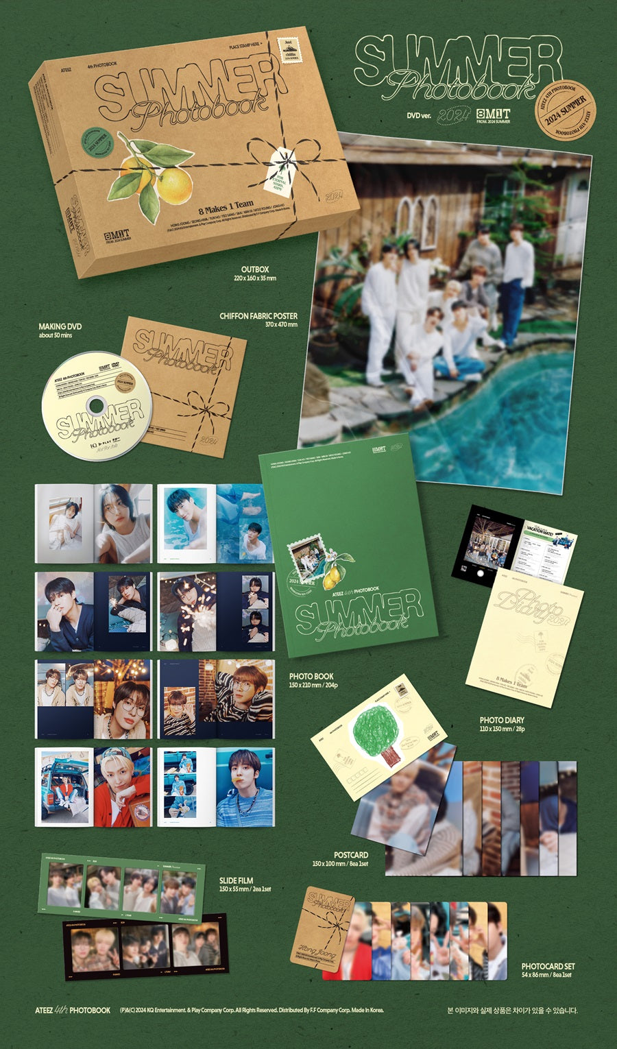 [Site Benefit] ATEEZ 2024 Summer Photobook DVD