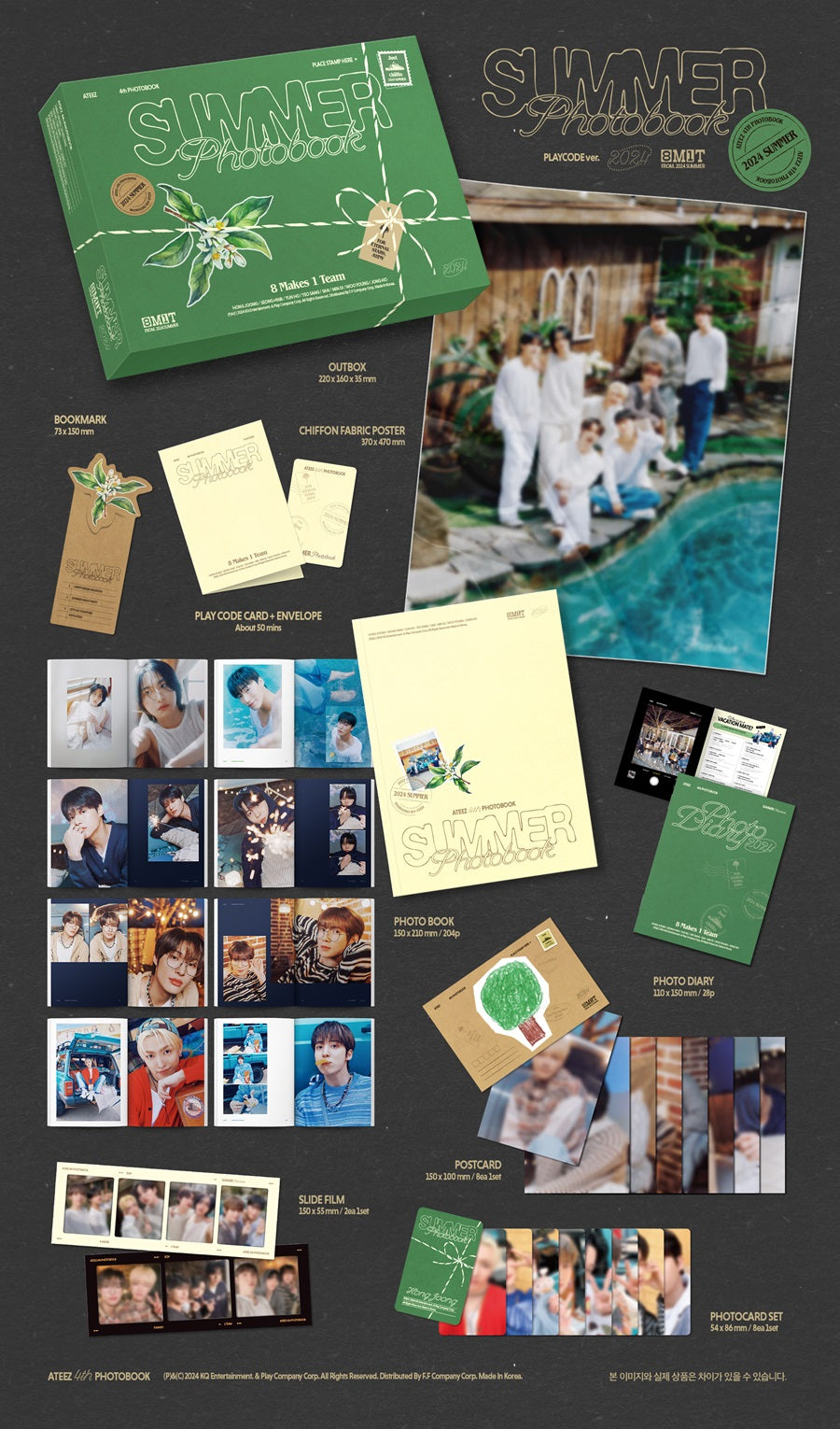 [Site Benefit] ATEEZ 2024 Summer Photobook Play Code