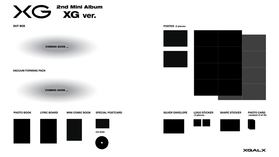 [Site Benefit] XG 2nd Mini Album (XG Ver.)