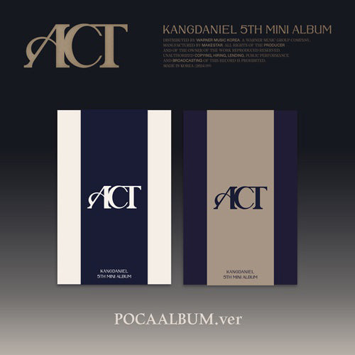 Kang Daniel Act (Poca Album Ver.)