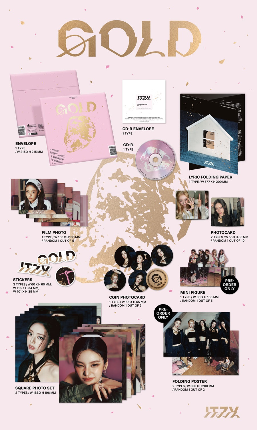 ITZY Gold Special Edition (Gold Ver.)