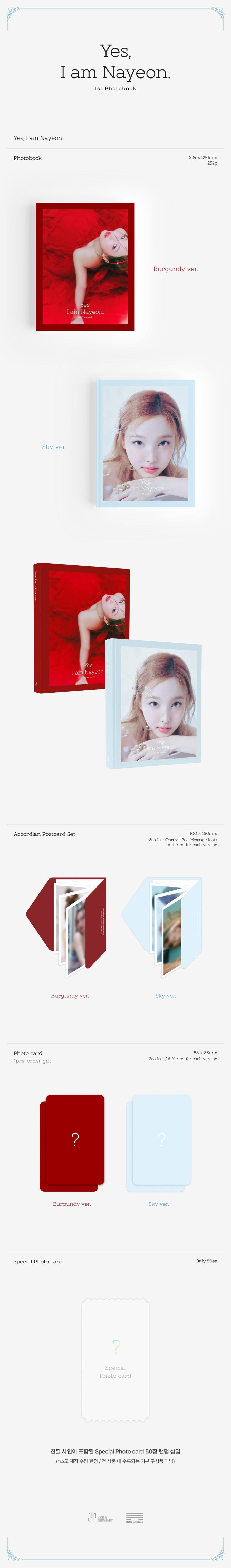 Nayeon Yes, I am Nayeon 1st Photobook