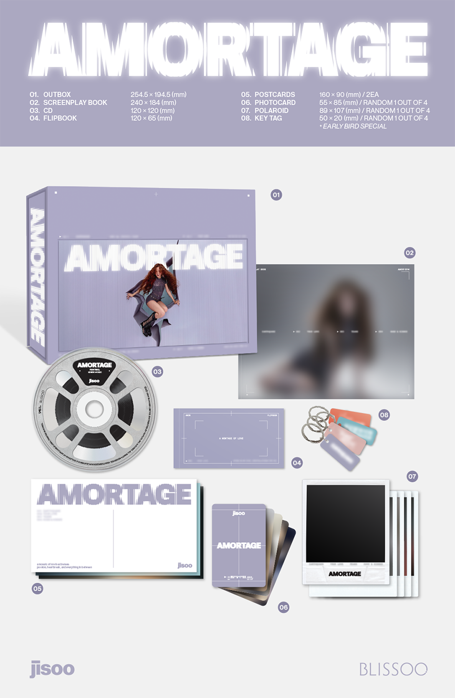 [Site Benefit] Jisoo Amortage (Exclusive Edition)