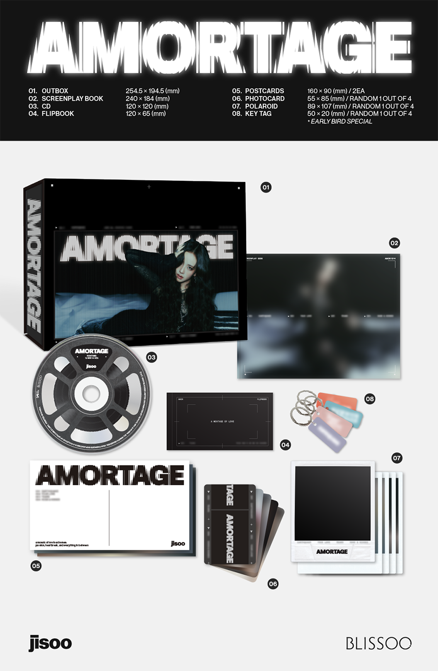 [Site Benefit] Jisoo Amortage (Exclusive Edition)