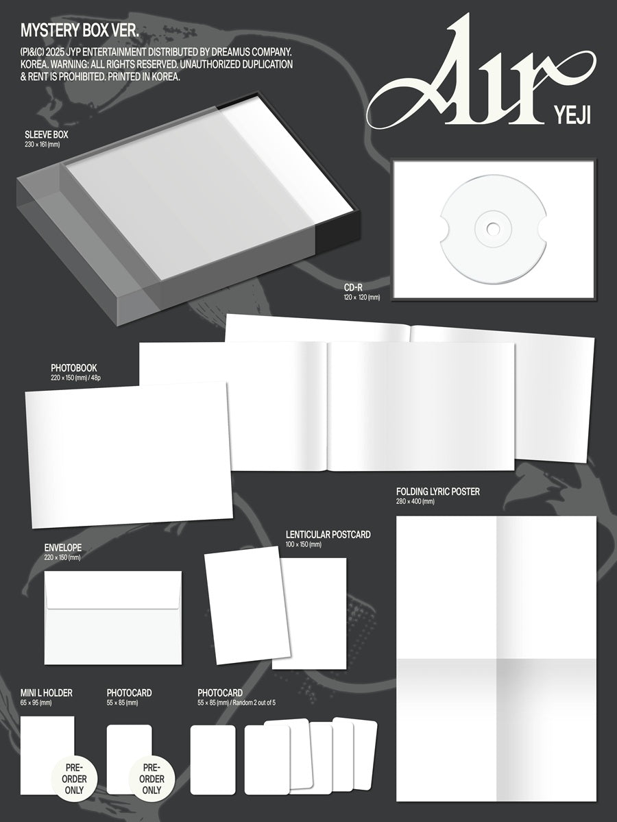 [Site Benefit] Yeji Air (Mystery Box Ver.)