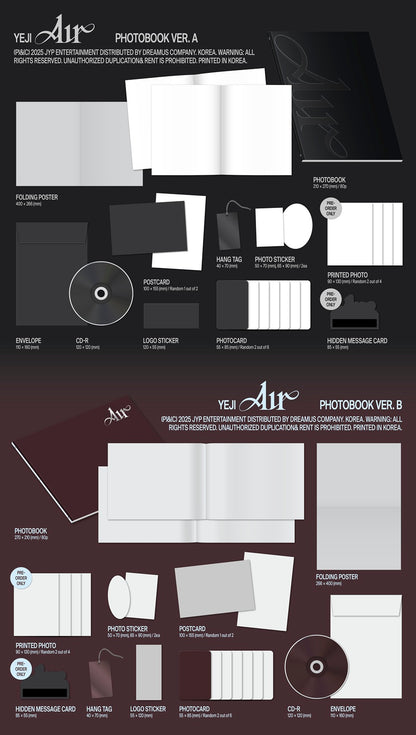 [Site Benefit] Yeji Air (Photobook Ver.)
