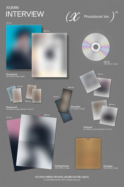 [Site Benefit] Xiumin Interview X (Photobook Ver.)