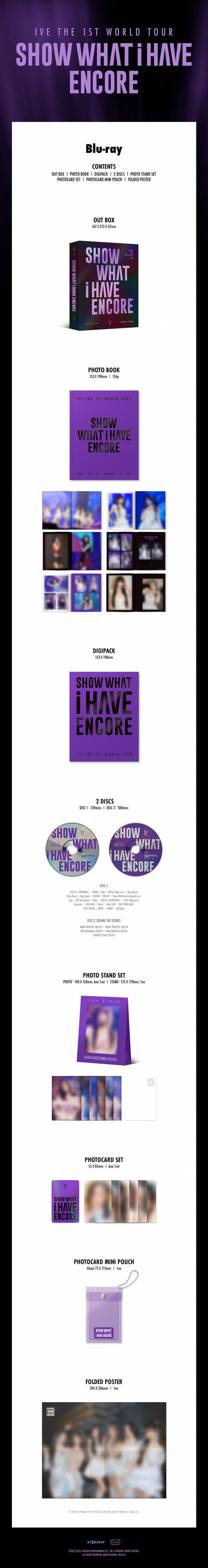 IVE The 1st World Tour Show What I Have - Encore Blu-ray