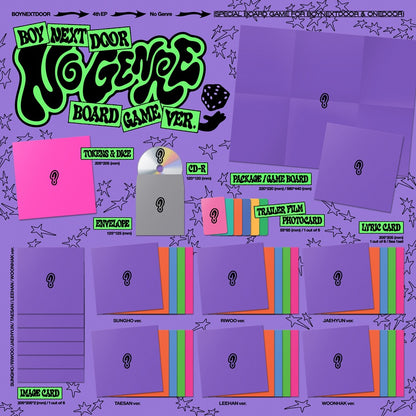 [Site Benefit] BOYNEXTDOOR No Genre (Board Game Ver.)