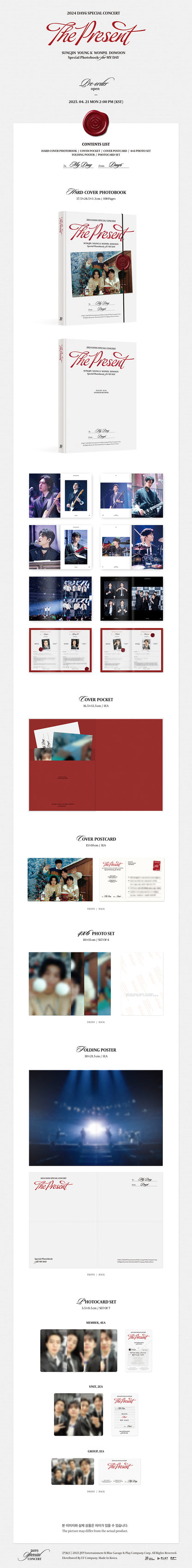 DAY6 2024 DAY6 Special Concert The Present Photobook
