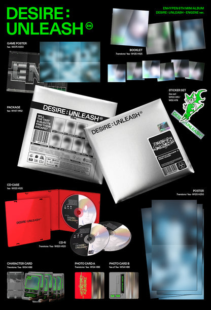 [Site Benefit] Enhypen Desire : Unleash (Engene Ver.)