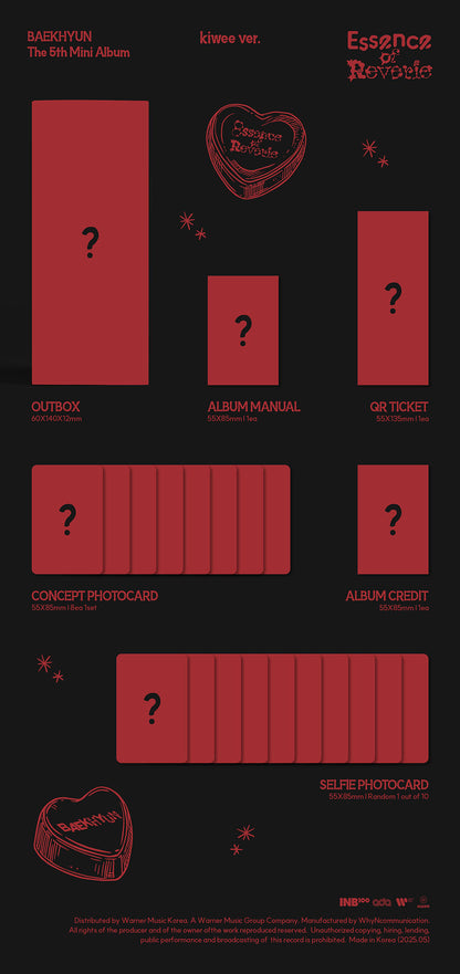 [Site Benefit] Baekhyun Essence of Reverie Platform Album (Kiwee Ver.)