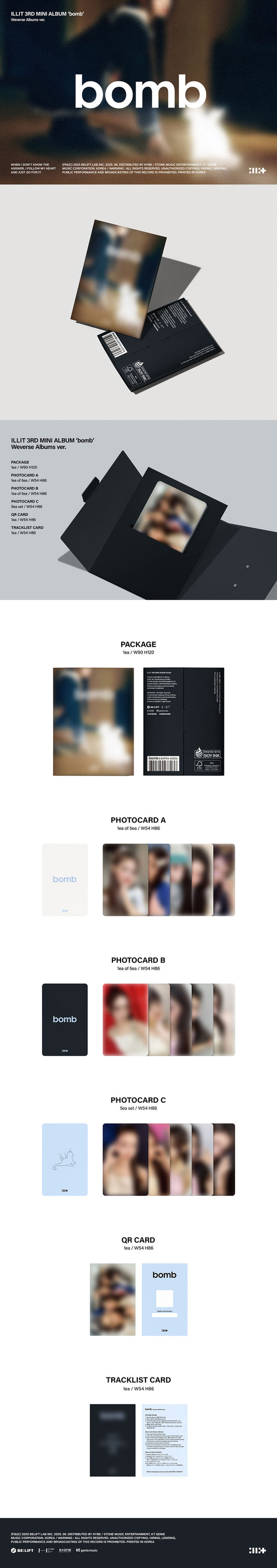 ILLIT Bomb (Weverse Albums Ver.)