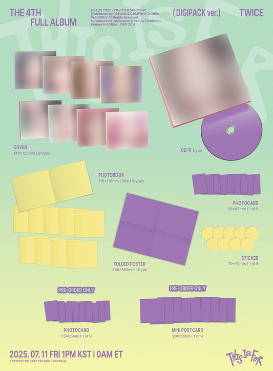 Twice This Is For (Digipack Ver.)