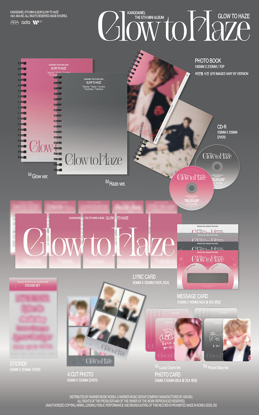 Kang Daniel Glow to Haze (Photobook Ver.)