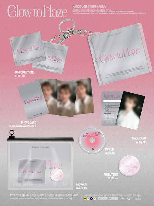 Kang Daniel Glow to Haze (Mini CD Keyring Ver.)