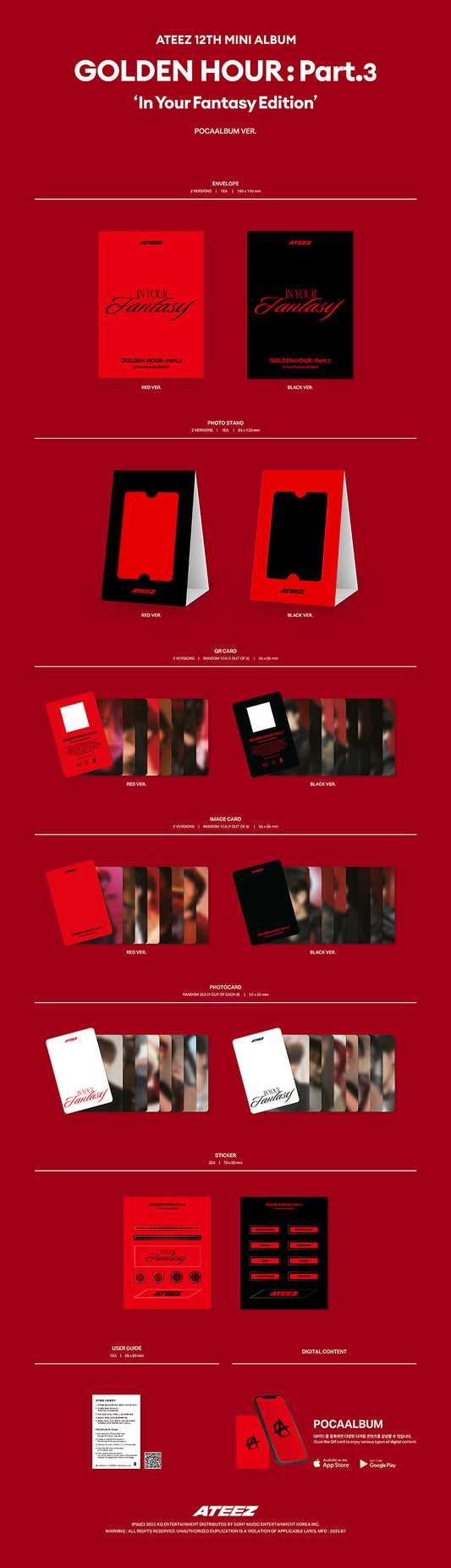 ATEEZ Golden Hour : Part 3 In Your Fantasy Edition