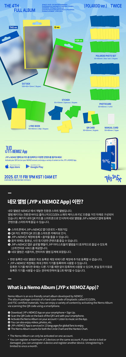 [Site Benefit] Twice This is For (Polaroid Ver.)