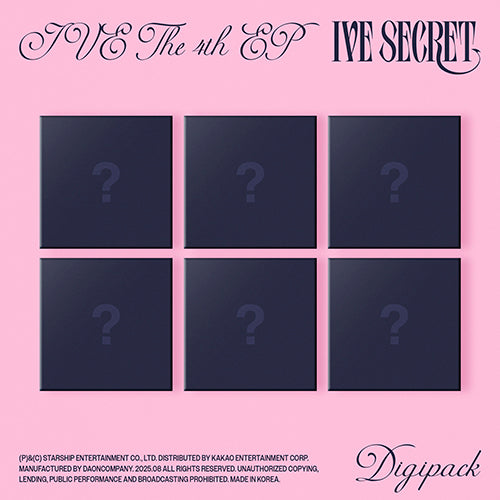 [Site Benefit] IVE IVE Secret (Digipack Ver.)