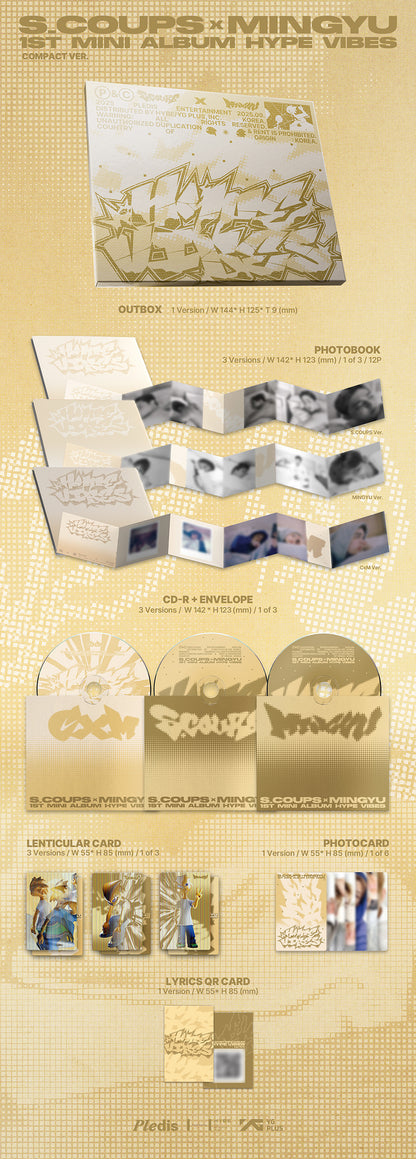 [Site Benefit] S.Coups X Mingyu Hype Vibes (Compact Ver.)