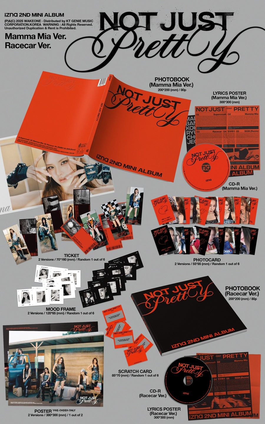[Site Benefit] izna Not Just Pretty (Photobook Ver.)