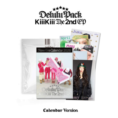 [Site Benefit] KiiiKiii Delulu Pack (Calendar Ver.)