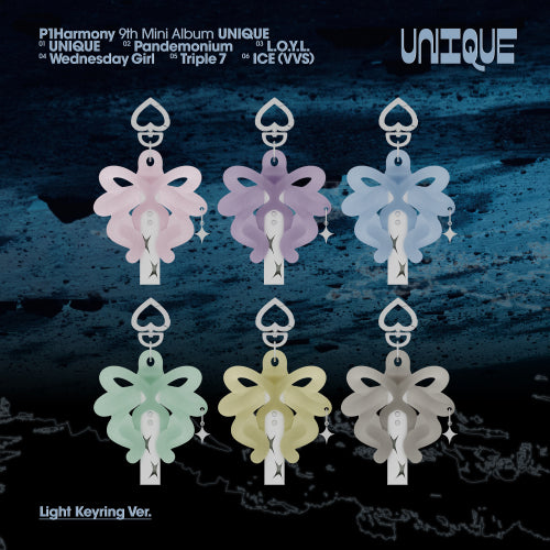[Site Benefit] P1Harmony Unique (Light Keyring Ver.)