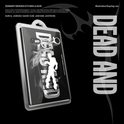 [Site Benefit] Xdinary Heroes Dead And (Illustration Keyring Ver.)