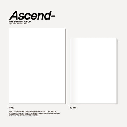 [Site Benefit] ZEROBASEONE Ascend- (Photobook Ver.)