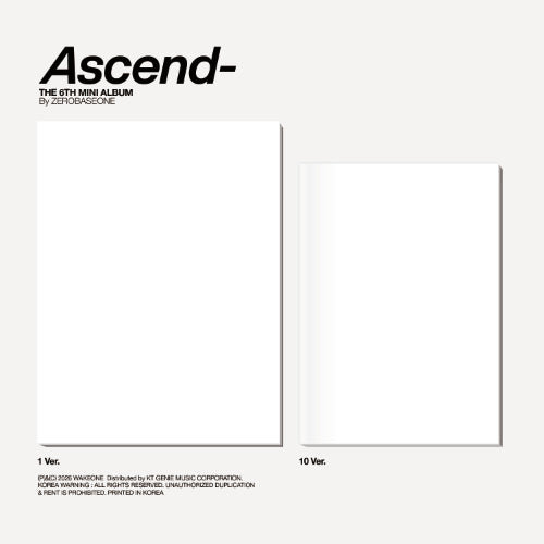 [Site Benefit] ZEROBASEONE Ascend- (Photobook Ver.)