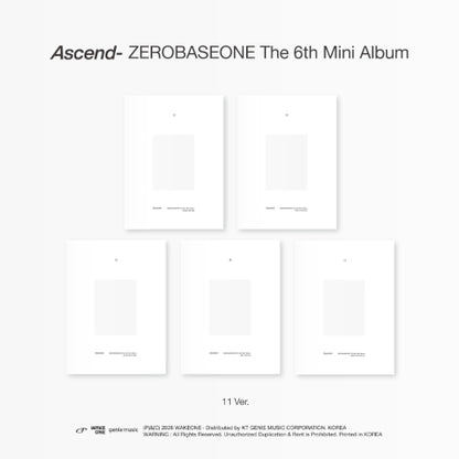 [Site Benefit] ZEROBASEONE Ascend- (11 Ver.)