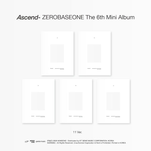 [Site Benefit] ZEROBASEONE Ascend- (11 Ver.)