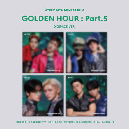 [Site Benefit] ATEEZ Golden Hour : Part. 5 (Digipack - Unit Ver.)